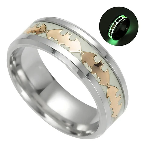 Anillo Batman Brilla En La Oscuridad Fluorescente Hombre  