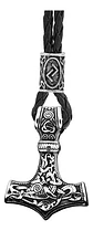 Collar Martillo Thor Vikingo Acero Inoxidable Thor Hombre - Miniatura 10