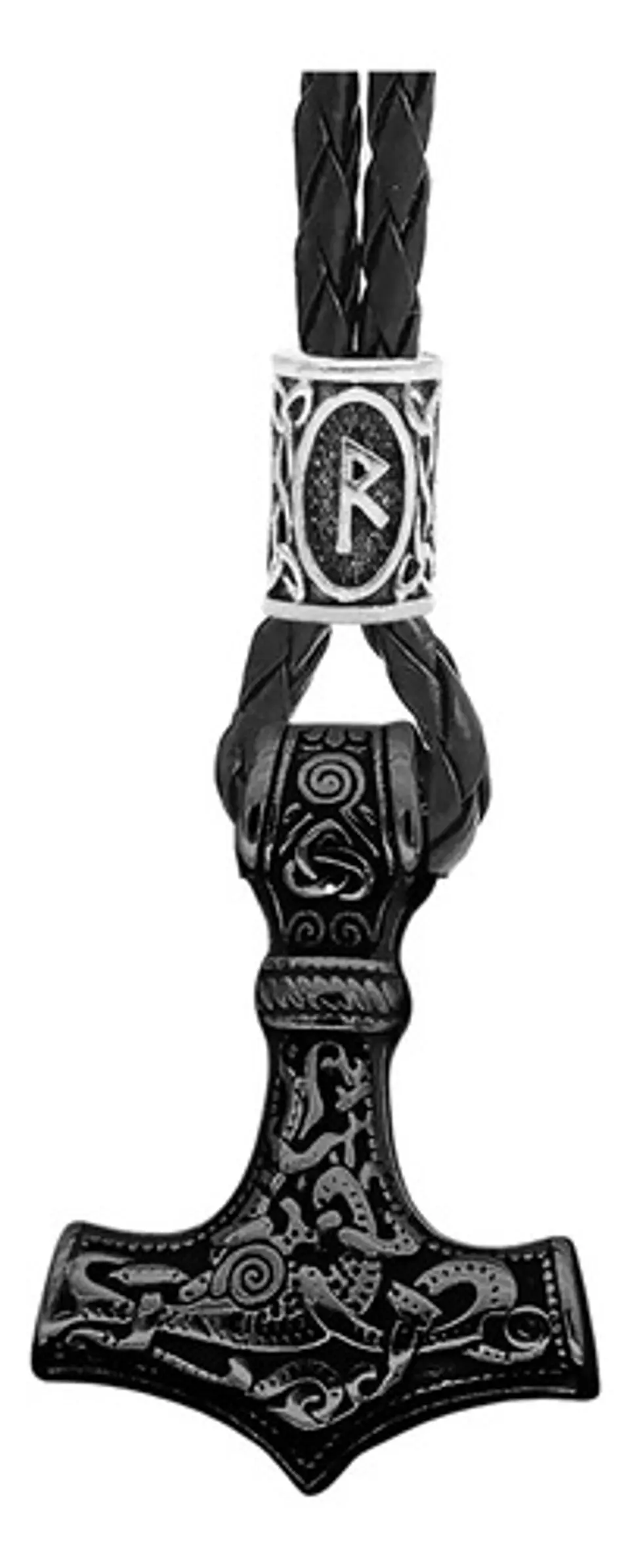 Collar Martillo Thor Vikingo Acero Inoxidable Thor Hombre 22