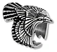 Anillo Color Plata, Color Oro Acero Inoxidable Águila Hombre - Miniatura 1