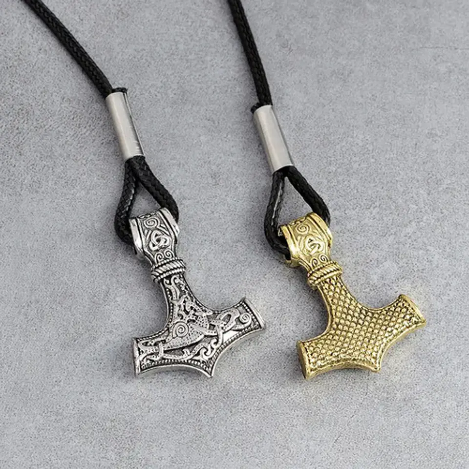 Pulsera Brazalete Manilla Mjolnir Martillo Vikingo Hombres 3