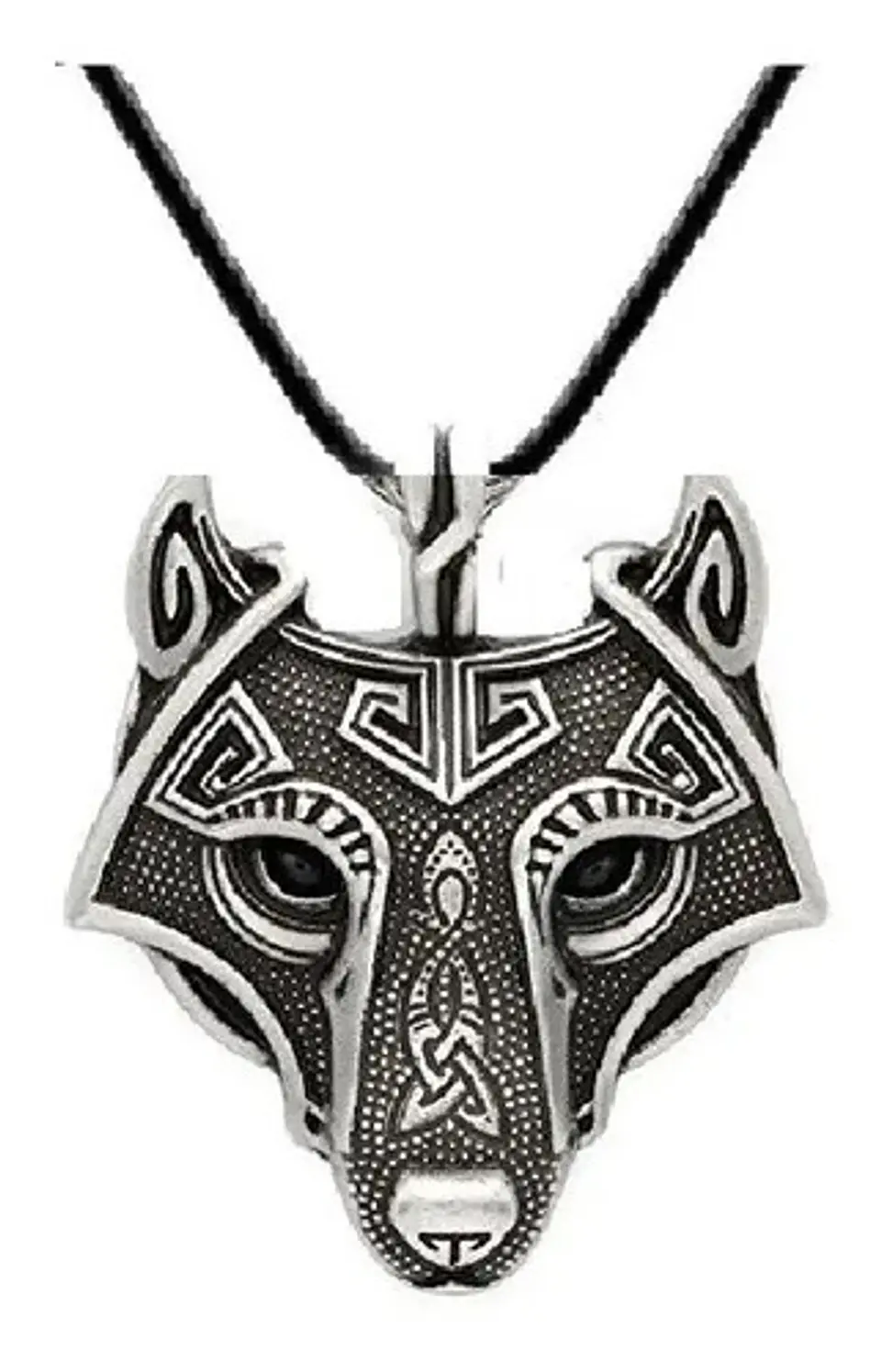 Collar Colgante Lobo Vikingo Nórdico Celta Para Hombre Mujer 1