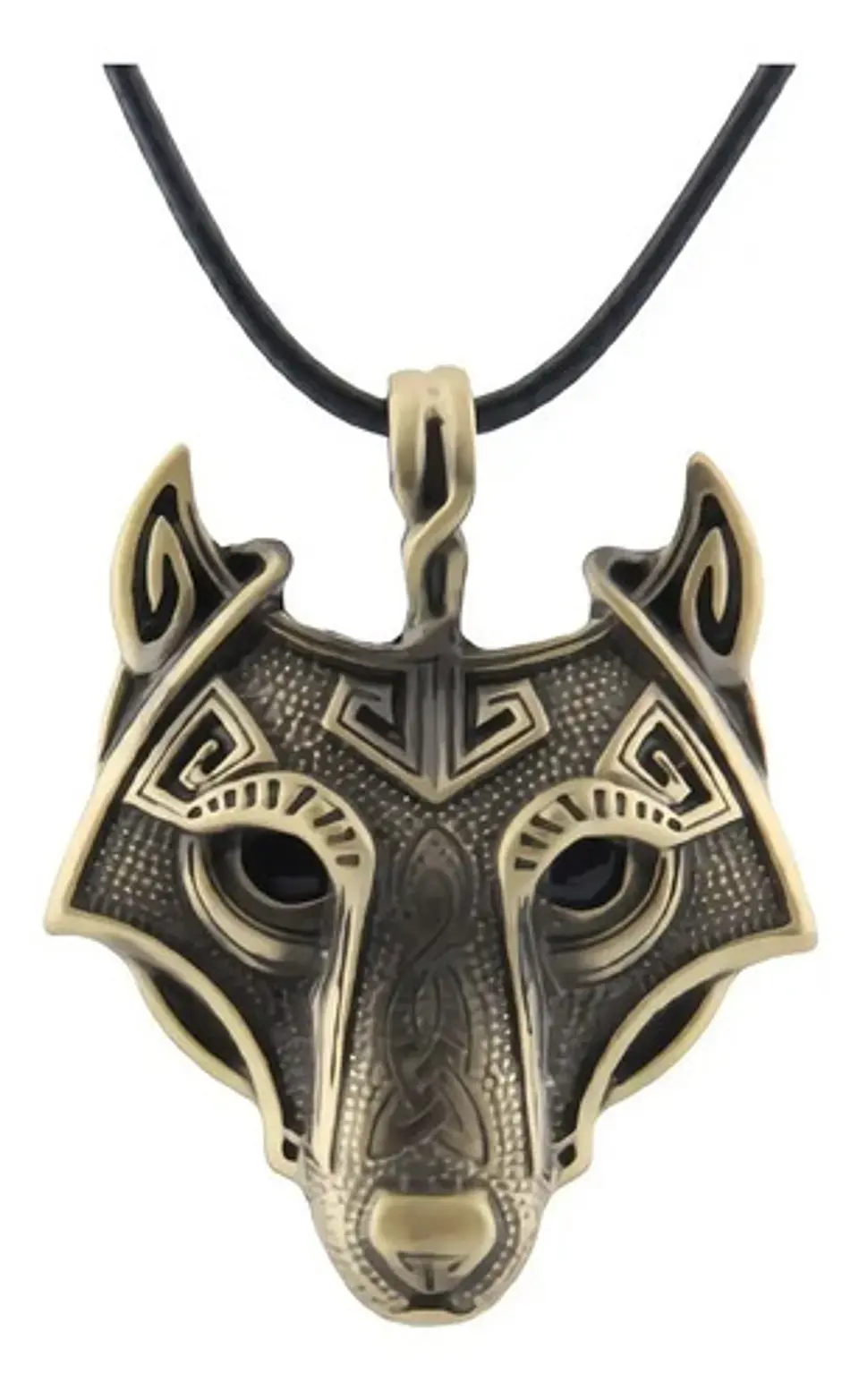 Collar Colgante Lobo Vikingo Nórdico Celta Para Hombre Mujer 5
