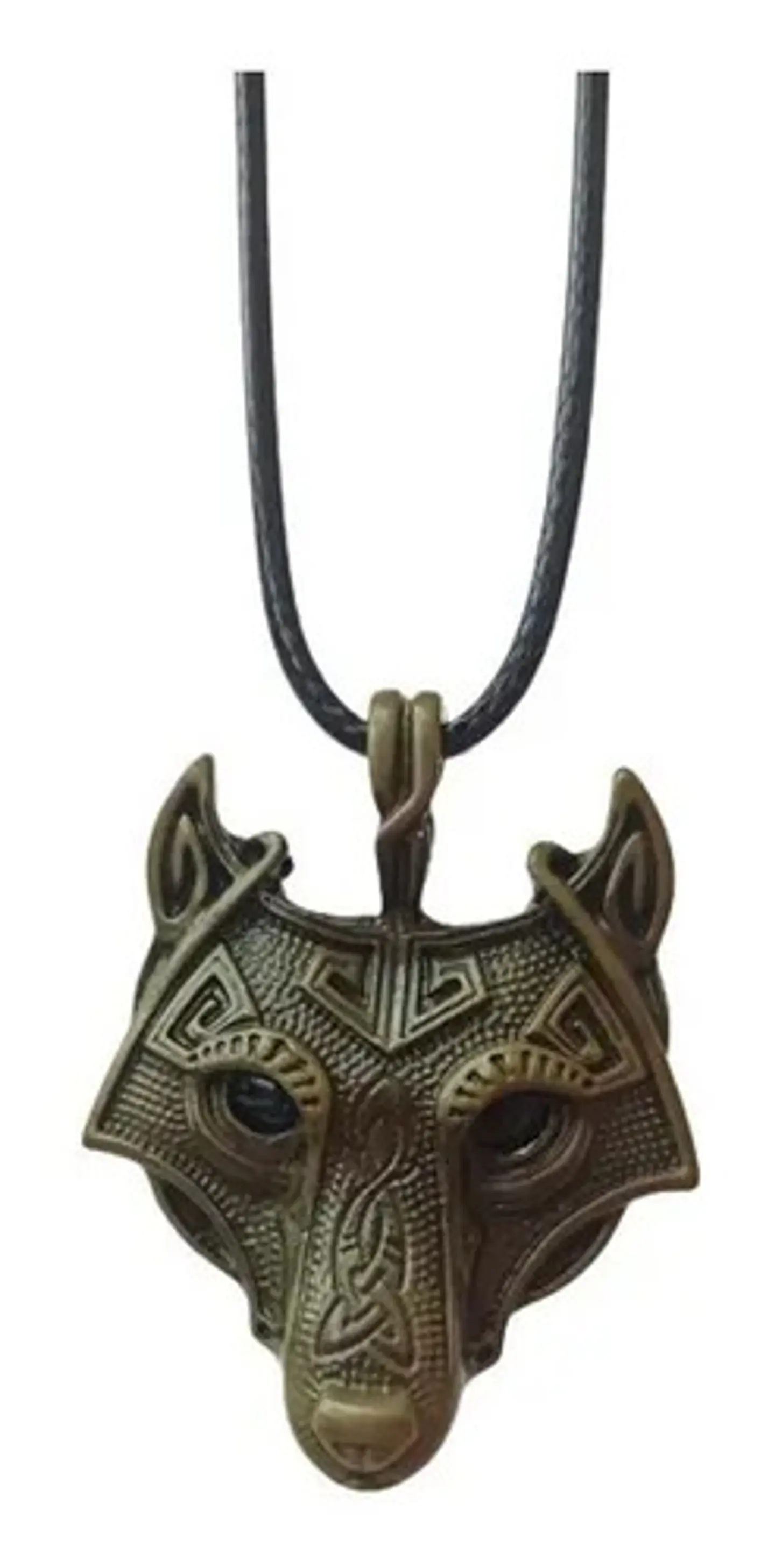 Collar Colgante Lobo Vikingo Nórdico Celta Para Hombre Mujer 8