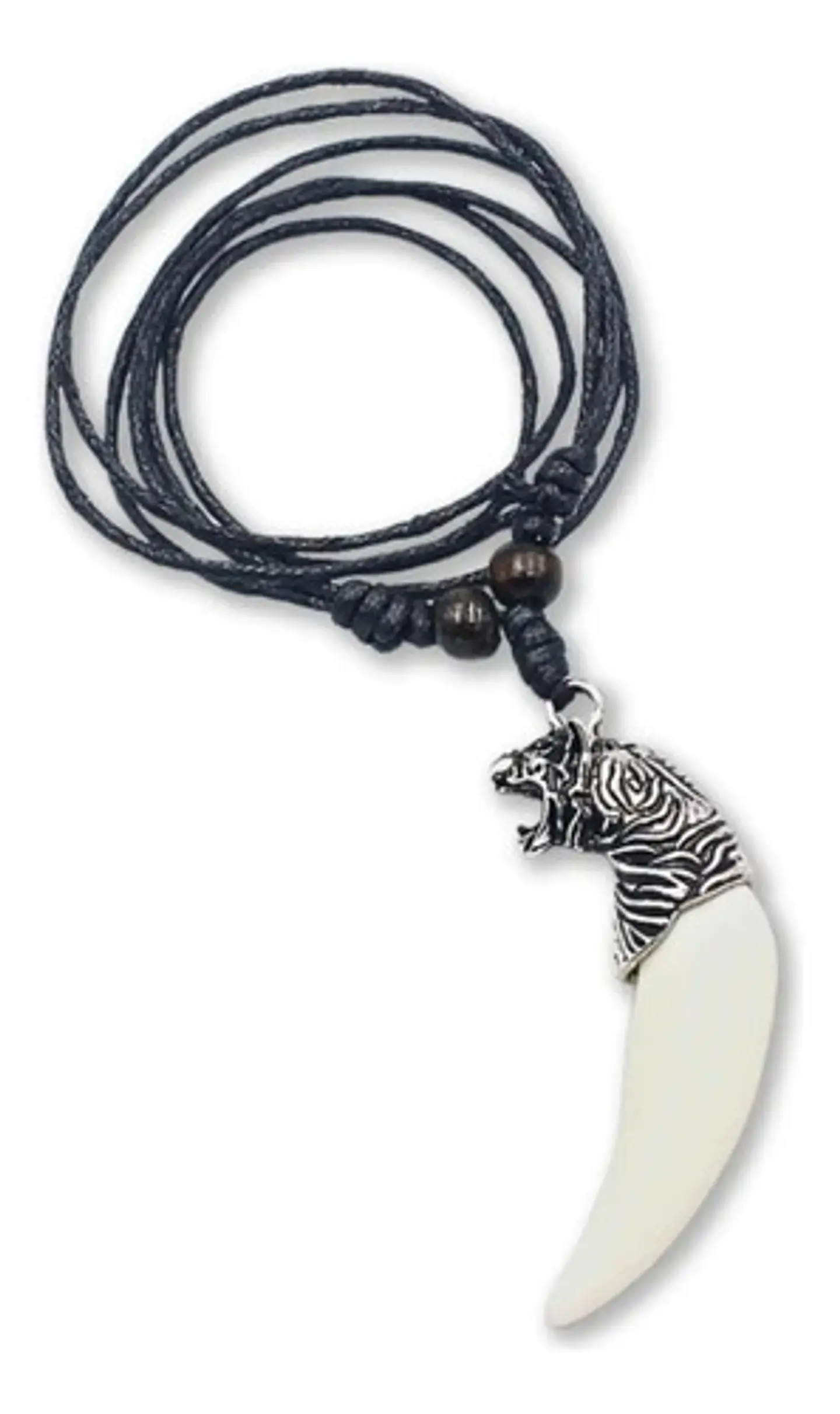 Collar Colgante Colmillo Diente Tigre Para Hombre Y Mujer 4
