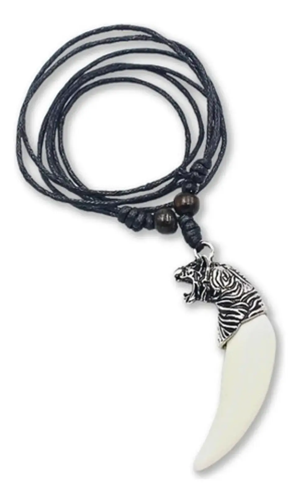 Collar Colgante Colmillo Diente Tigre Para Hombre Y Mujer 4
