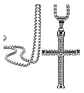Collar Color Plata Acero Inoxidable Nudo Cruz Militar Hombre - Miniatura 12