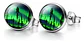 Set Collar Pulsera Aretes Galaxia Nebulosa Media Luna Mujer - Miniatura 16