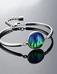 Set Collar Pulsera Aretes Galaxia Nebulosa Media Luna Mujer - Miniatura 21