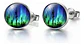 Set Collar Pulsera Aretes Galaxia Nebulosa Media Luna Mujer - Miniatura 24
