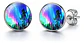 Set Collar Pulsera Aretes Galaxia Nebulosa Media Luna Mujer - Miniatura 54