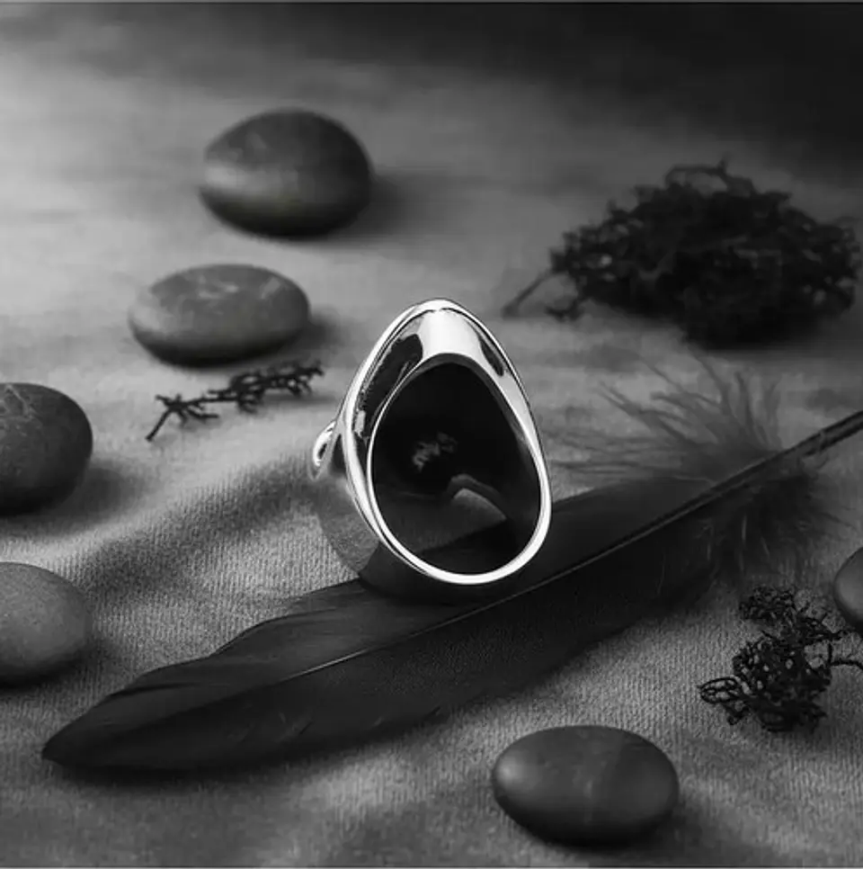 Anillo Cráneo Calavera Skull Gótico Acero Inoxidable Hombre 4