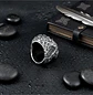 Anillo Cráneo Calavera Skull Gótico Acero Inoxidable Hombre - Miniatura 17