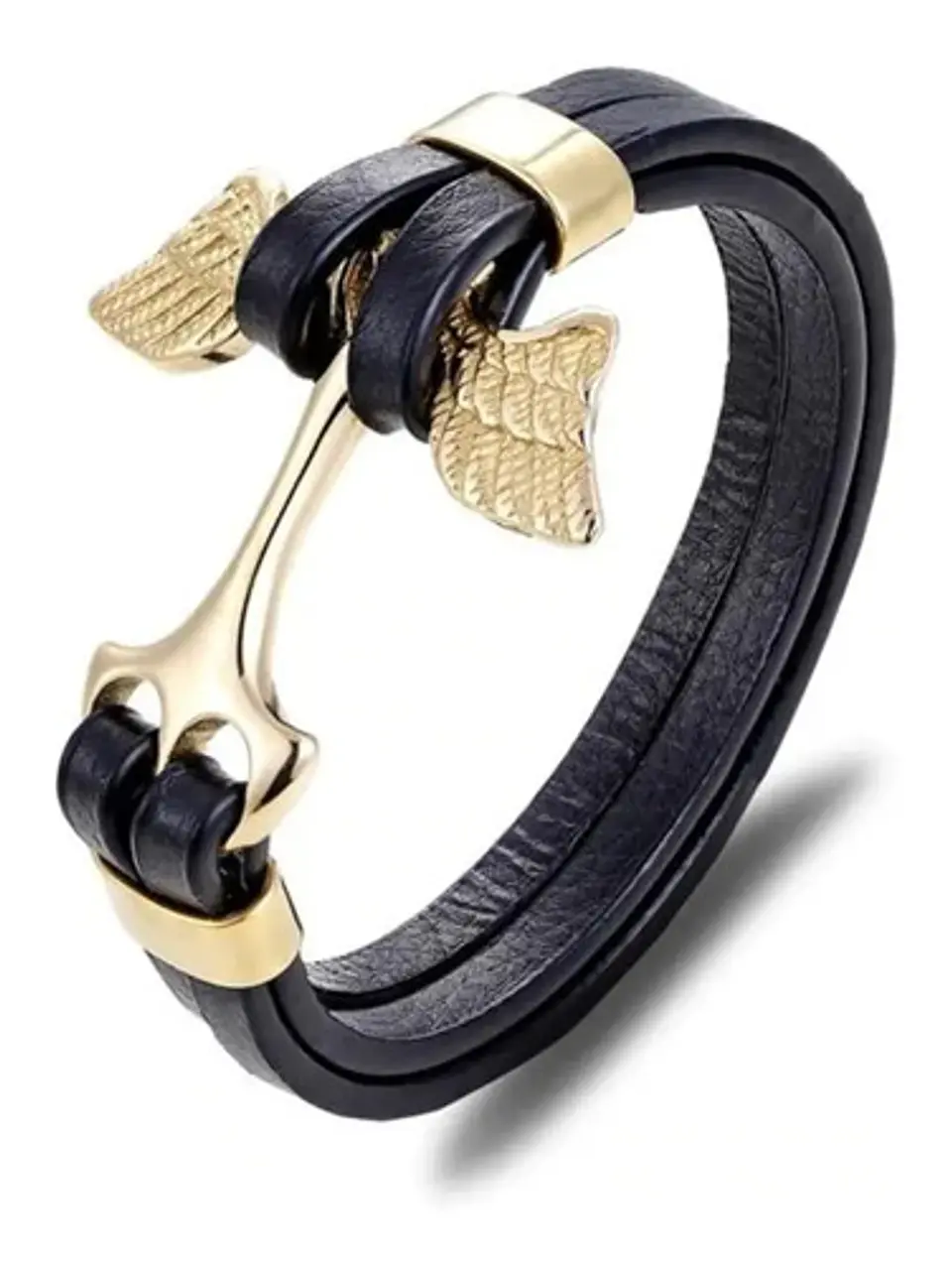 Pulsera Brazalete Acero Inoxidable Lobo Vikingo León Hombre 1