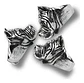 Anillo Acero Inoxidable Pitbull Perro Color Plata Hombre - Miniatura 5
