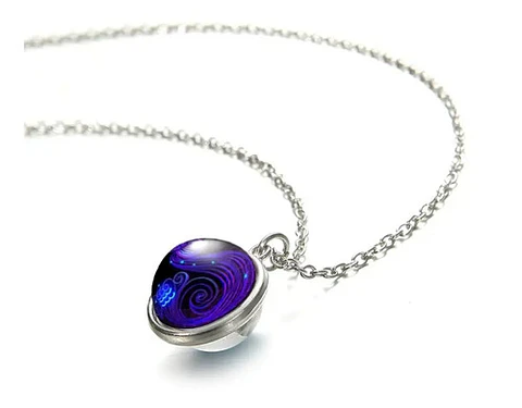 Collar Para Mujer Hombre Cristal Signos Zodiaco Constelación