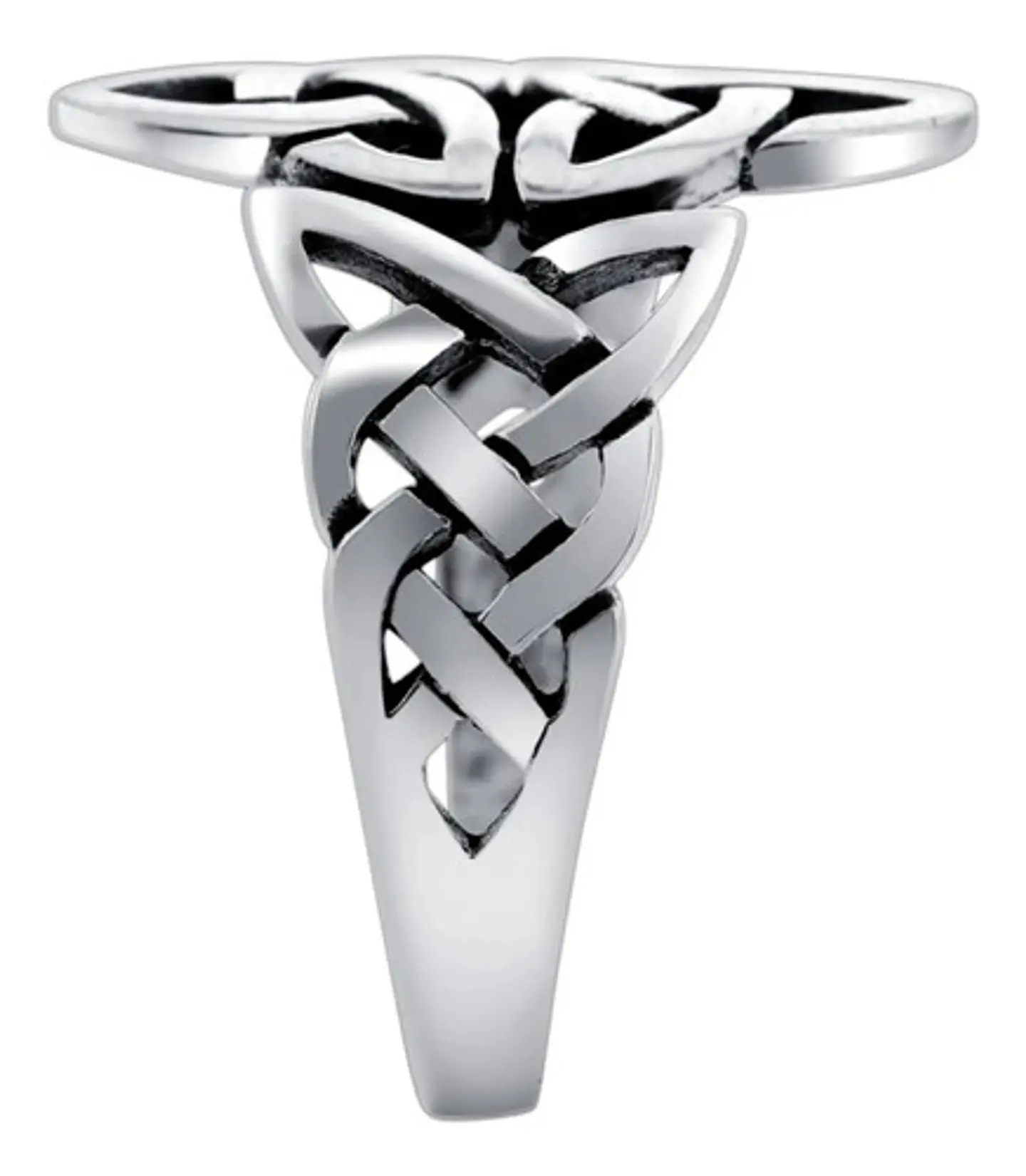 Anillo Color Plata Vikingo Acero Inoxidable Hombre Mujer 2
