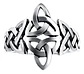 Anillo Color Plata Vikingo Acero Inoxidable Hombre Mujer - Miniatura 3