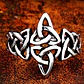 Anillo Color Plata Vikingo Acero Inoxidable Hombre Mujer - Miniatura 8