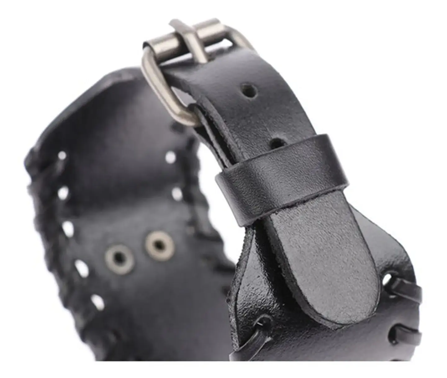 Pulsera Brazalete Cuero Slavo Lobo Odin Vikingo Para Hombre 11