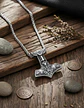 Collar Martillo Vikingo Clet Nórdico Acero Inoxidable Hombre - Miniatura 2