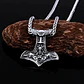 Collar Martillo Vikingo Clet Nórdico Acero Inoxidable Hombre - Miniatura 8
