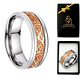 Anillo Hombre Dragón Brilla En La Oscuridad Acero Inoxidable - Miniatura 15