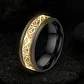 Anillo Hombre Dragón Brilla En La Oscuridad Acero Inoxidable - Miniatura 18