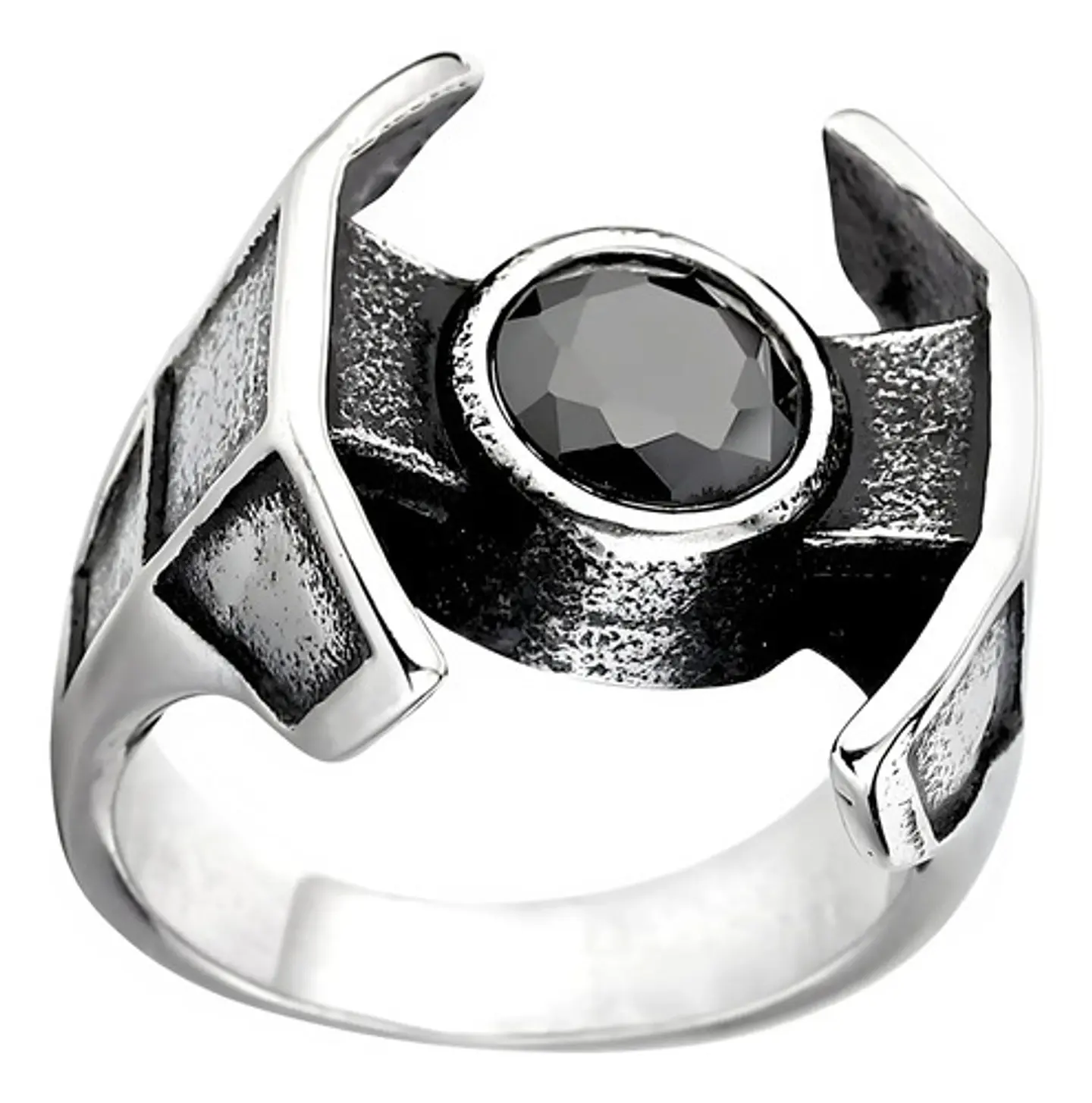 Anillo Star Wars Spacecraft Darth Acero Inoxidable Hombre 1