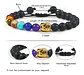 Pulsera Piedras 7 Chakra Árbol De La Vida Para Mujer Hombre - Miniatura 3