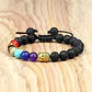 Pulsera Piedras 7 Chakra Árbol De La Vida Para Mujer Hombre - Miniatura 6