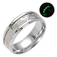 Anillo Superman Brilla En La Oscuridad Fluorescente Hombre   - Miniatura 7