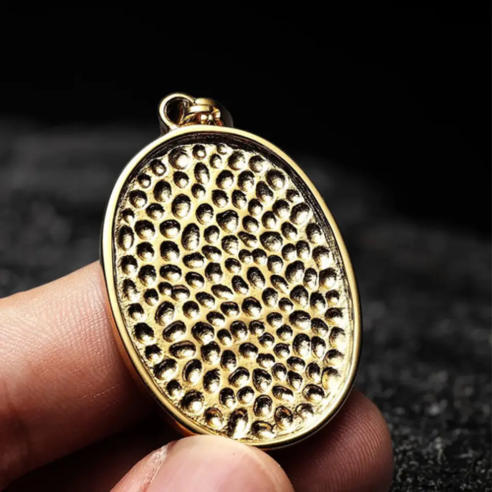 Collar Para Hombre Dije Ancla Militar Color Oro Hip Hop Punk 6