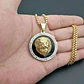 Collar Colgante Cabeza Leon Hip Hop Acero Inoxidable Hombre - Miniatura 3