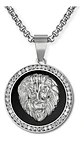 Collar Colgante Cabeza Leon Hip Hop Acero Inoxidable Hombre - Miniatura 10