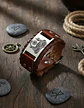 Pulsera Para Hombre Brazalete De Cuero Dragón Vikingo - Miniatura 6