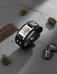 Pulsera Para Hombre Brazalete De Cuero Dragón Vikingo - Miniatura 15