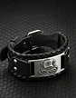 Pulsera Para Hombre Brazalete De Cuero Dragón Vikingo - Miniatura 16
