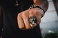 Anillo Lobo Vikingo Color Plata Acero Inoxidable Para Hombre - Miniatura 10