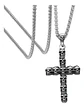 Collar Cruz Calavera Skull Craneo Acero Inoxidable Hombre - Miniatura 1