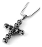 Collar Cruz Calavera Skull Craneo Acero Inoxidable Hombre - Miniatura 2