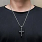 Collar Cruz Calavera Skull Craneo Acero Inoxidable Hombre - Miniatura 5