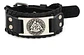 Pulsera Brazalete Cuero Vikingo Brújula Vegvisir Para Hombre - Miniatura 6
