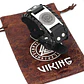 Pulsera Brazalete Cuero Vikingo Brújula Vegvisir Para Hombre - Miniatura 9