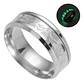 Anillo Calavera Craneo Brilla En La Oscuridad Fluorescente - Miniatura 1