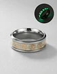 Anillo Calavera Craneo Brilla En La Oscuridad Fluorescente - Miniatura 12