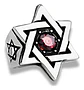 Anillo Estrella De David Acero Inoxidable Piedra Para Hombre - Miniatura 1