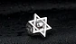Anillo Estrella De David Acero Inoxidable Piedra Para Hombre - Miniatura 8