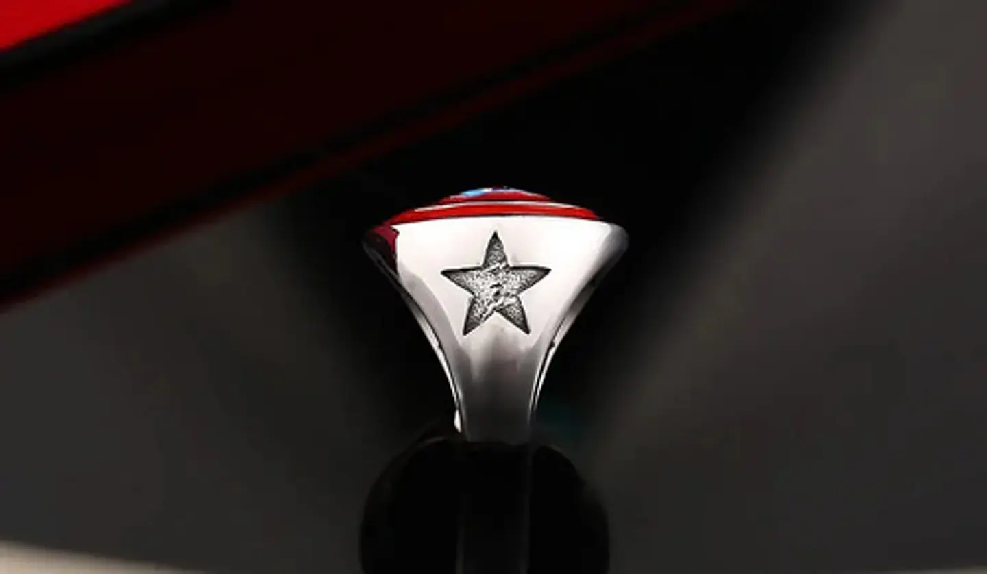Anillo Capitan America Color Plata Acero Inoxidable Hombre 5