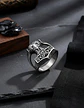 Anillo Hombre Martillo Thor Mjolnir Vikingo Nórdico De Acero - Miniatura 5
